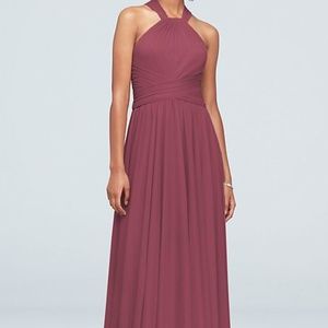 David's Bridal Chianti High Neck Prom/Bridesmaids